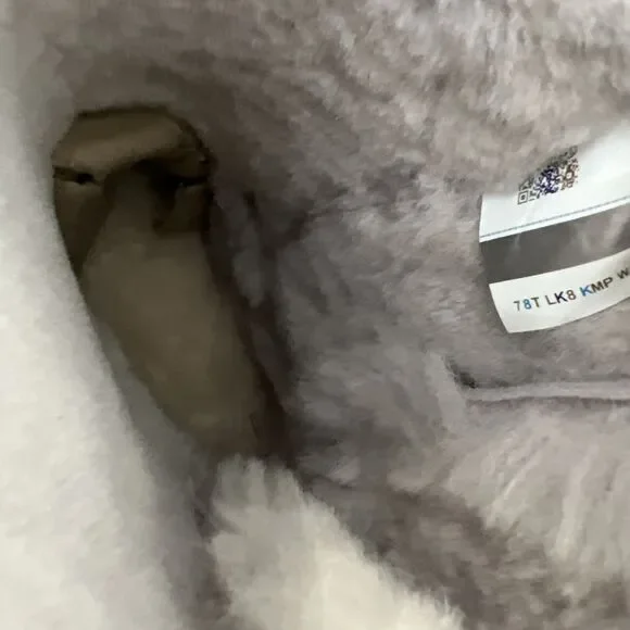 SORRY ITEM SOLD!!! Bailey Bow Purple Shearling Suede Wool Coquette Festival - Picture 15 of 16